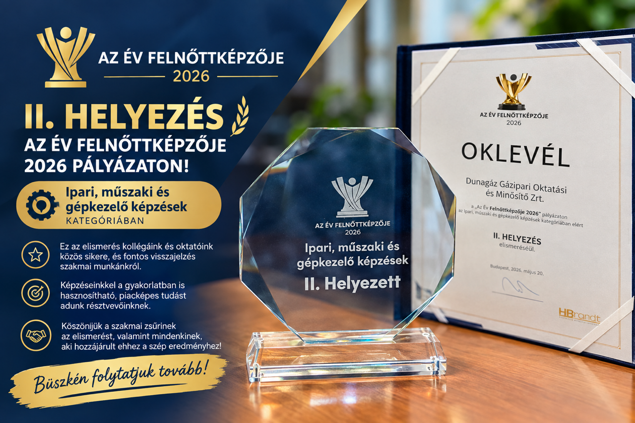  „Az Év Felnőttképzője 2026”
