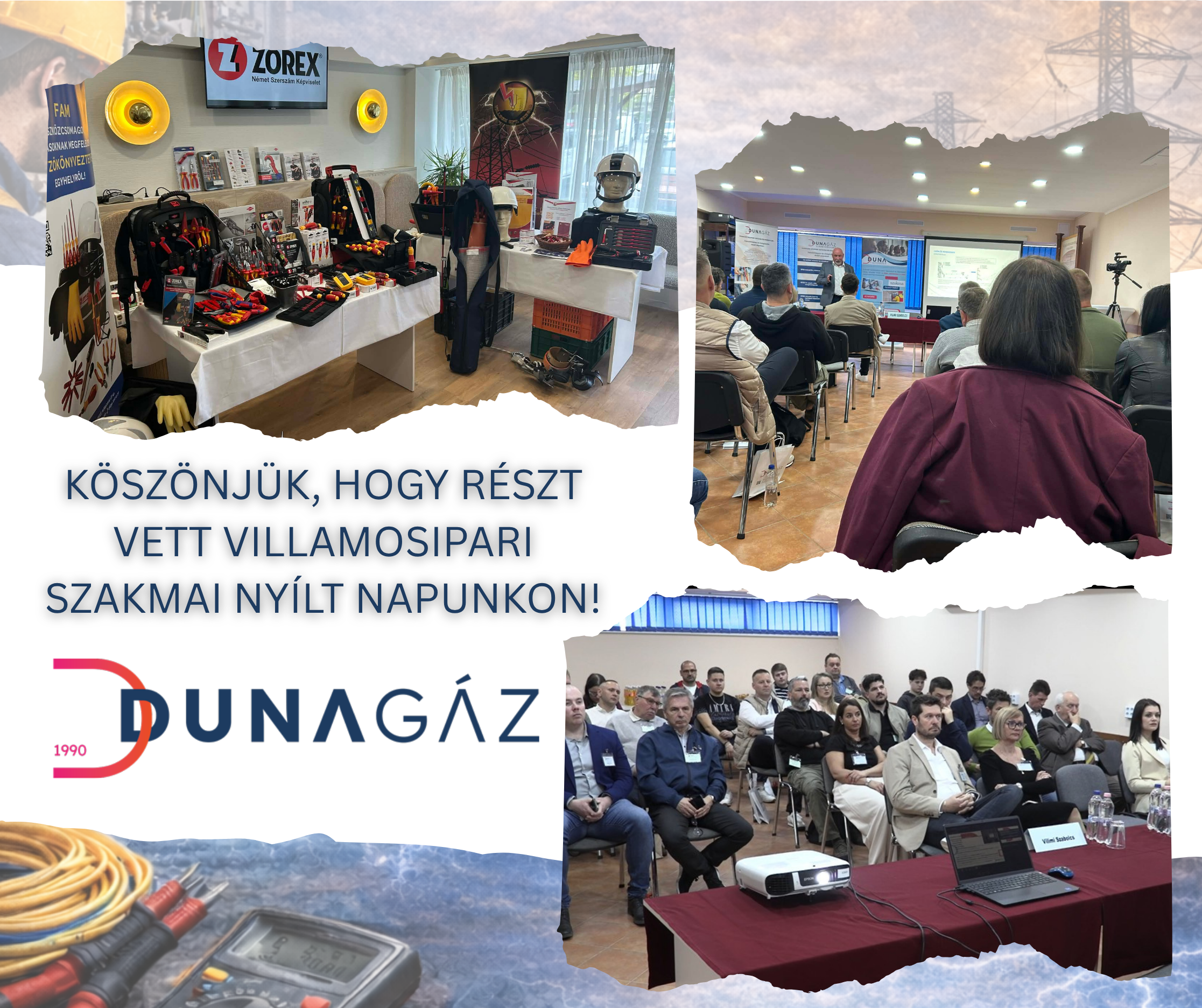 Sikeresen lezajlott a DUNAGÁZ Zrt. első villamosipari nyílt napja